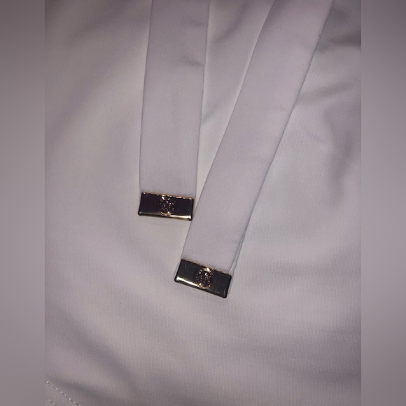 (SOLD) Michael Kors bathing suit White and Gold - Picture 4 of 8